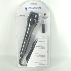 Wired Microphone‎ for Karaoke Black Unidirectional Dynamic Vocal Microphone NEW